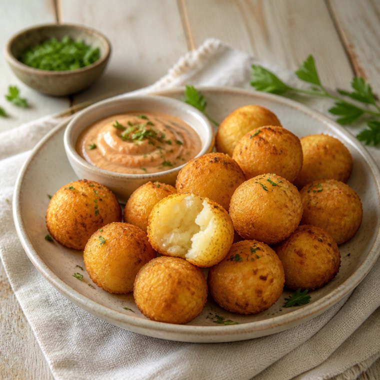 Bolinho crocante de batata
